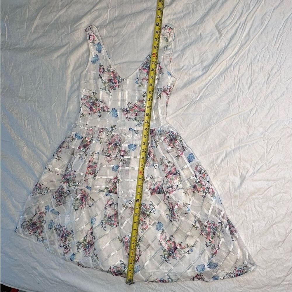 Maeve Anthropologie Floral Fit & Flare Dress Party Wedding Homecoming Size 8 - Picture 13 of 14